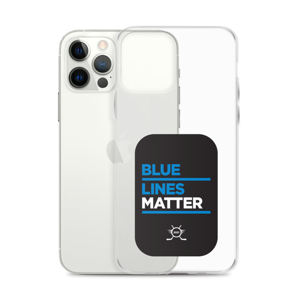 Blue Lines Matter iPhone Case