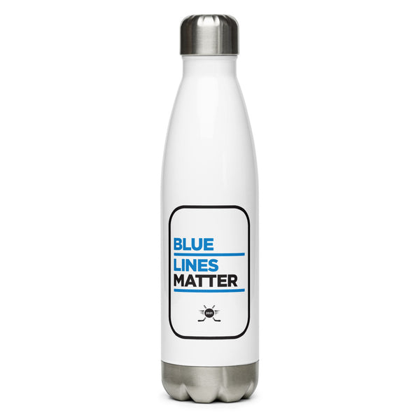 Blue Lines Matter Stainless Steel Water Bottle